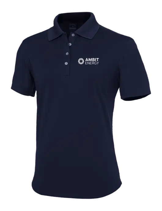 Callaway Womens Core Navy Performance Polo w/Ambit Logo