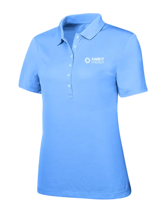 Callaway Womens Ottoman Light Blue Polo w/Ambit Logo