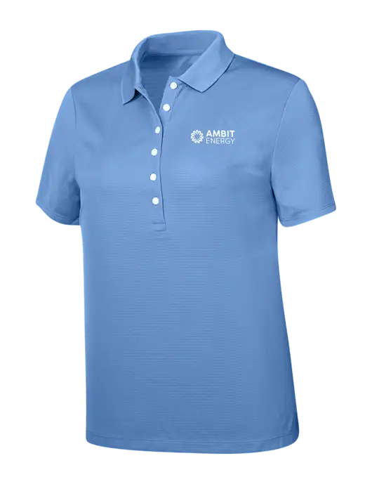 Callaway Womens Ottoman Light Blue Polo w/Ambit Logo
