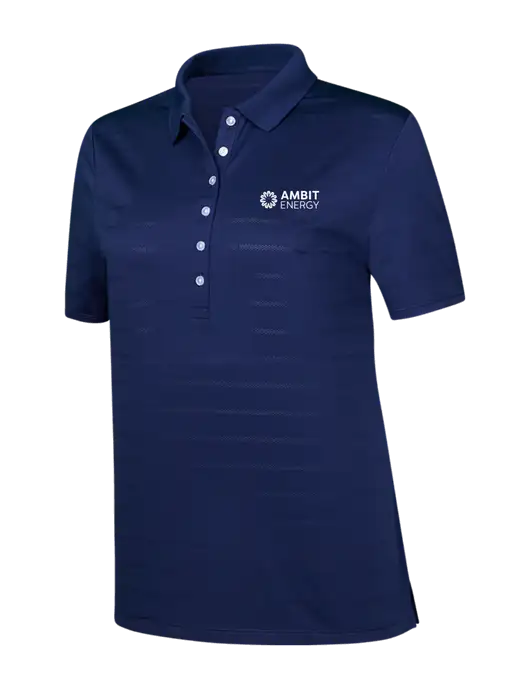 Callaway Womens Navy Ventilated Polo w/Ambit Logo
