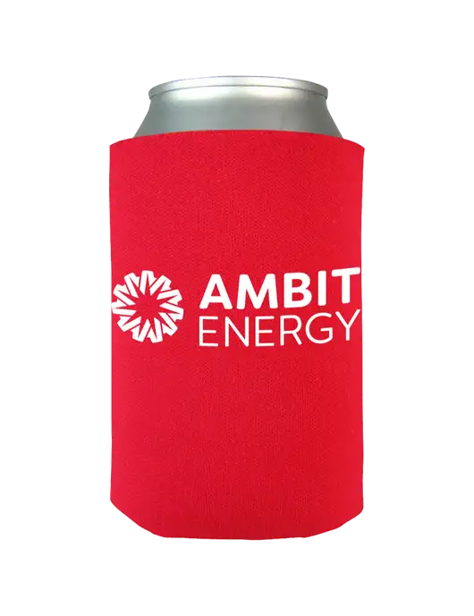 Red Neoprene Coolie w/Ambit Logo