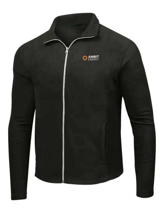 Black Microfleece Jacket w/Ambit Logo
