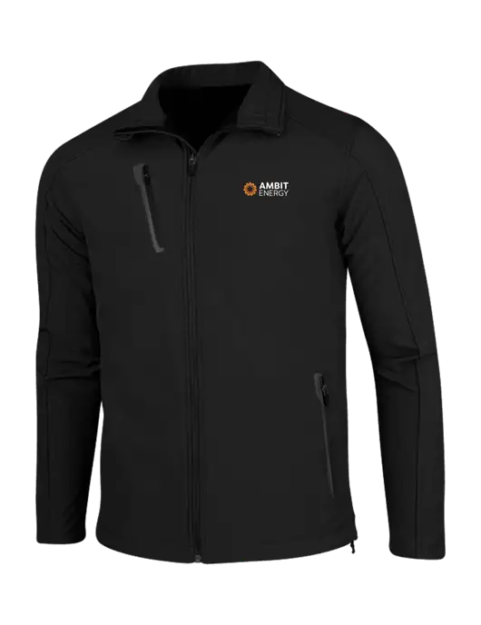 Black Welded Softshell Jacket w/Ambit Logo