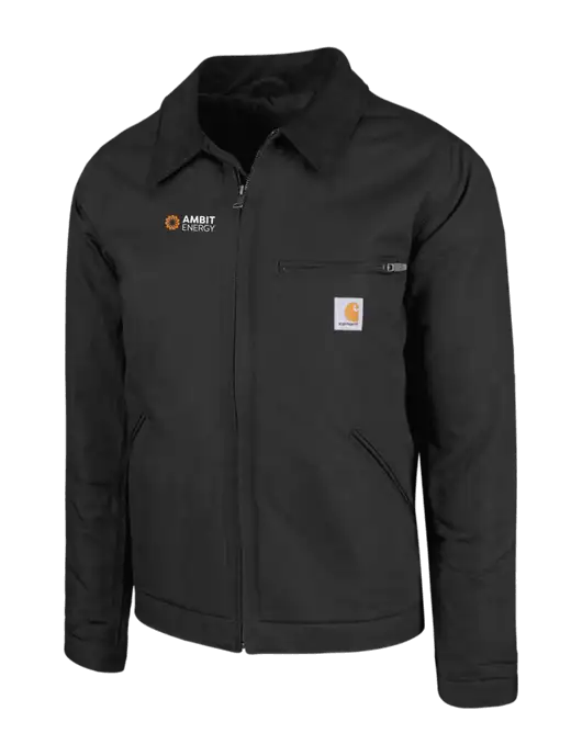 Carhartt Black Duck Detroit Jacket w/Ambit Logo