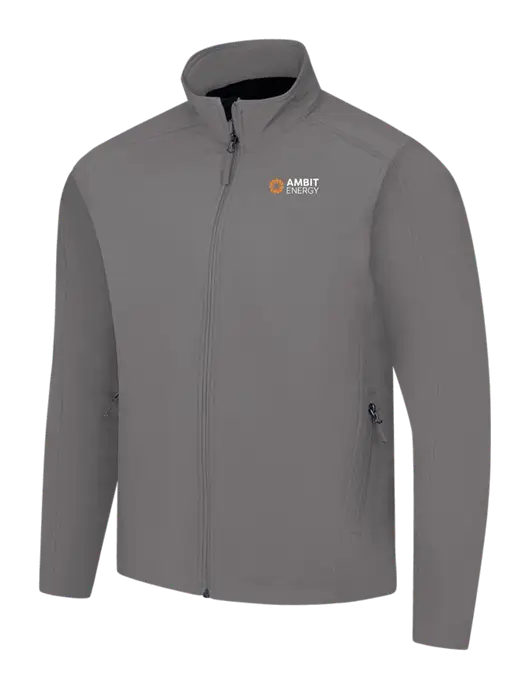 Medium Grey Core Soft Shell Jacket w/Ambit Logo