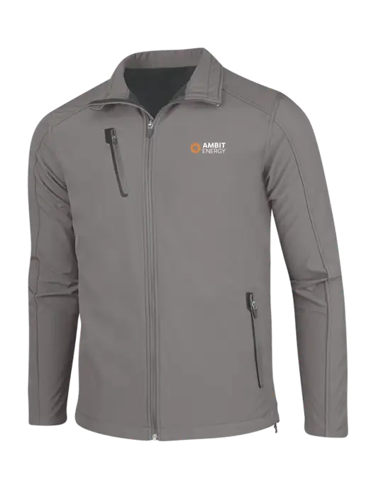 Medium Grey Welded Softshell Jacket w/Ambit Logo
