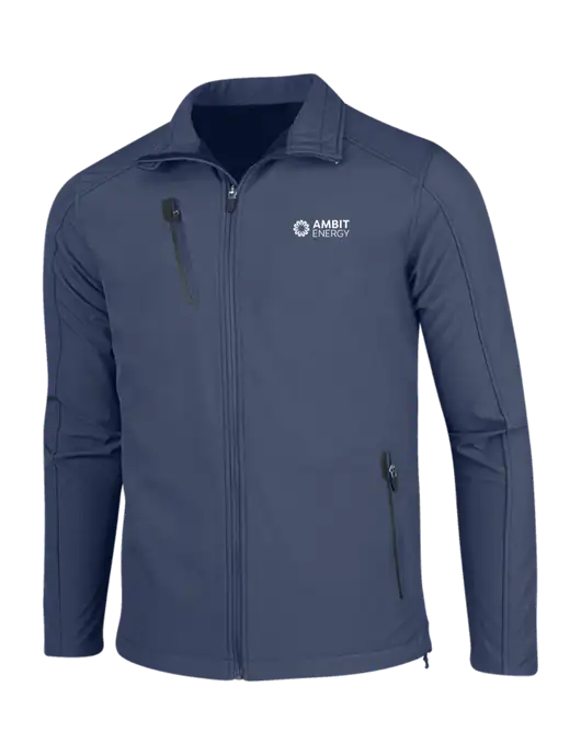 Navy Welded Softshell Jacket w/Ambit Logo