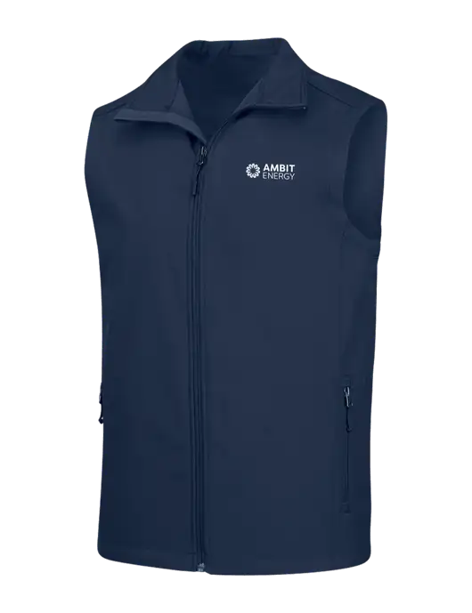 Navy Core Soft Shell Vest w/Ambit Logo