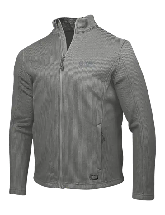 OGIO Medium Grey Grit Fleece Jacket w/Ambit Logo