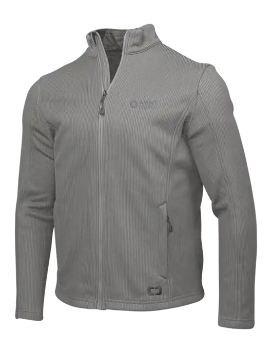 OGIO Medium Grey Grit Fleece Jacket w/Ambit Logo