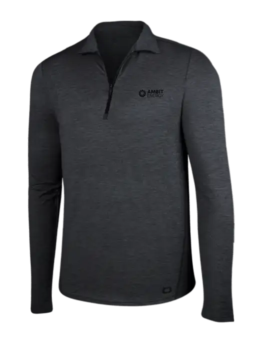 OGIO Blacktop Heather Endurance Force 1/4 Zip w/Ambit Logo