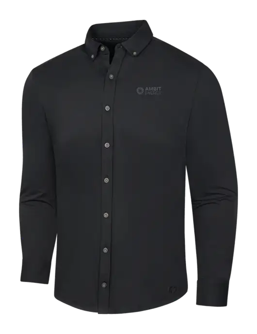 OGIO Blacktop Modern Code Stretch Button-Up Shirt w/Ambit Logo