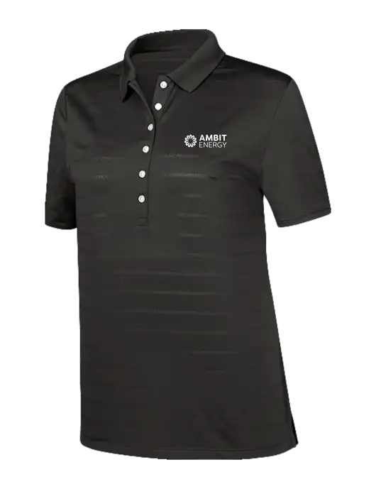 Callaway Womens Black Ventilated Polo w/Ambit Logo