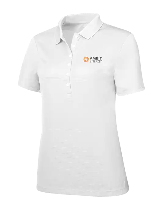 Callaway Womens Ottoman Bright White Polo w/Ambit Logo