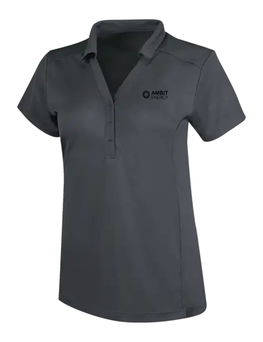 OGIO Dark Grey Womens Framework Polo w/Ambit Logo