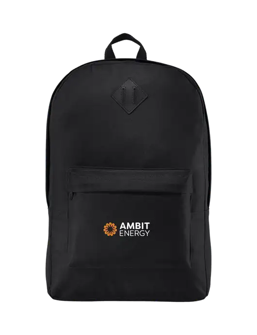 Retro Black Backpack w/Ambit Logo