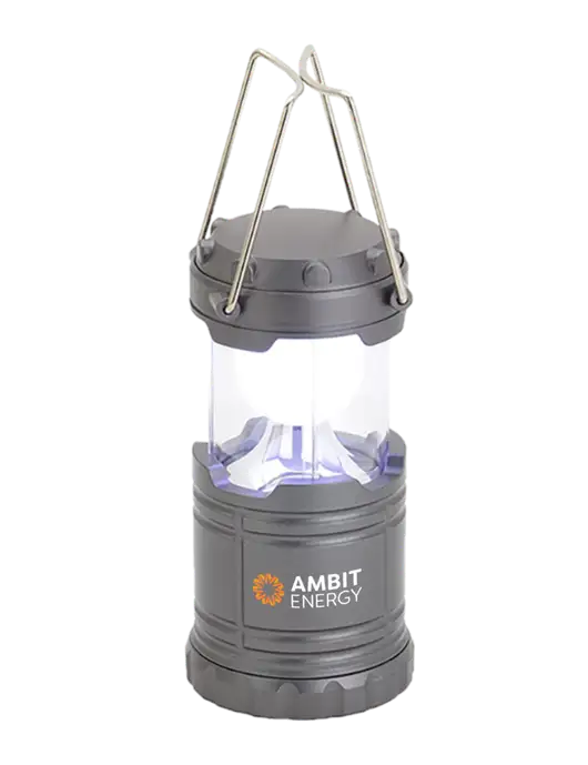 Gunmetal Mini Retro Lantern w/Ambit Logo 