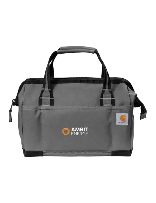 Carhartt Foundry Series 14” Grey Tool Bag w/Ambit Logo