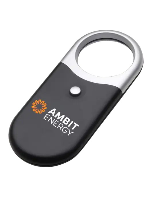 Compact Black Magnifier Light w/Ambit Logo 