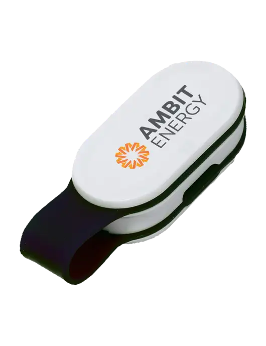 Magna Clip Black Personal Safety Light w/Ambit Logo 